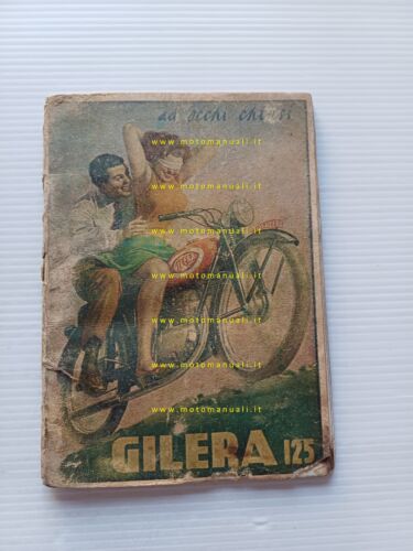 Gilera 125 1950 manuale uso manutenzione libretto istruzioni originale