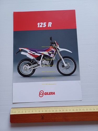 Gilera 125 R 1993 depliant italiano originale