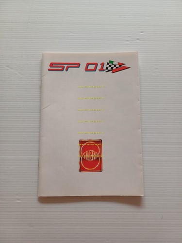 Gilera 125 SP 01 1989 manuale uso manutenzione libretto istruzioni …