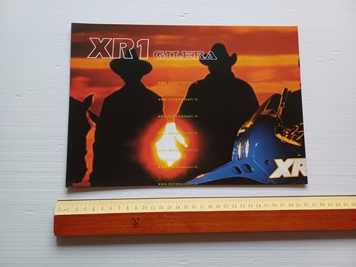 Gilera 125 XR1 - produzione 1988 depliant poster italiano originale