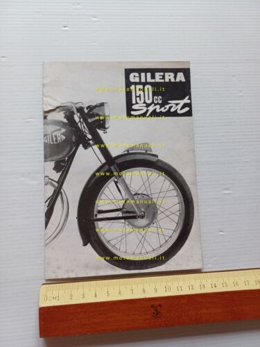 Gilera 150 Sport 1952 depliant italiano originale