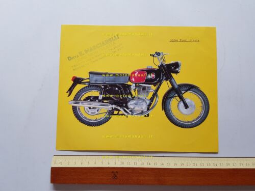 Gilera 202 Fuori Strada 1964 depliant INGLESE originale