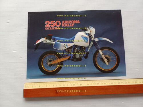 Gilera 250 Arizona Rally 1986 depliant originale ITALIANO