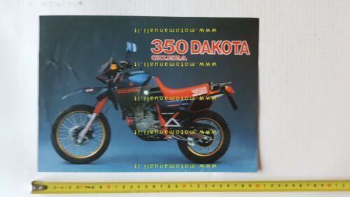 Gilera 350 Dakota 1987 depliant originale ITALIANO moto brochure