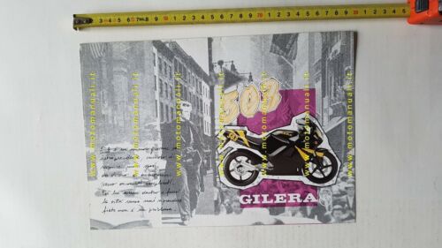 Gilera 50 503 1992 depliant originale ITALIANO brochure
