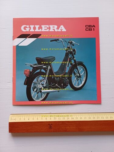 Gilera 50 CB1 - CBA 1983 depliant moto ciclomotore italiano …