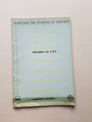 Gilera 50 CB1 1976 manuale officina originale