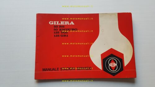 Gilera 50 RS-50 Enduro -125 TG1-125 GR1 1977 manuale officina …