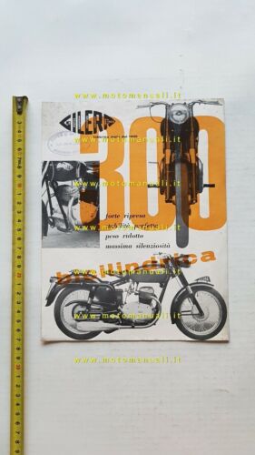 Gilera B 300 1953-54 depliant italiano originale moto