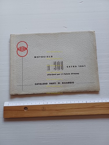Gilera B 300 Extra 1961-62 catalogo ricambi originale spare parts …