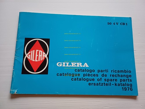 Gilera CB1 50 4V 1976 catalogo ricambi originale spare parts …
