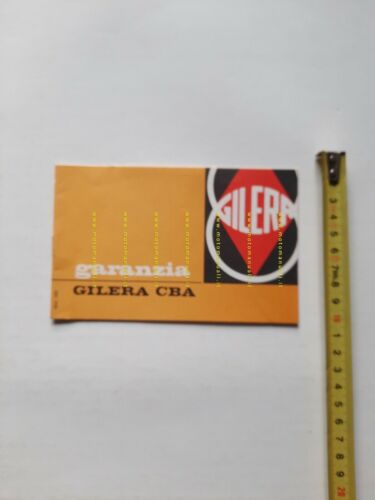 Gilera CBA 50 ciclomotore libretto tessera garanzia originale nuovo no …