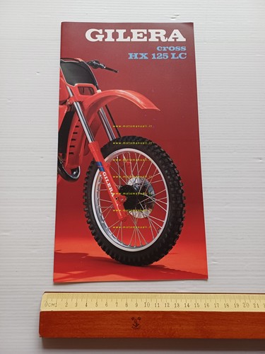 Gilera Cross HX 125 LC 1983 depliant italiano originale