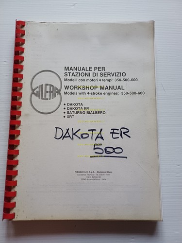 Gilera Dakota 350 500 - Saturno 500 - XRT 600 …