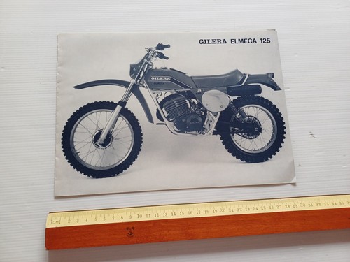 Gilera ELMECA 125 Cross CR8 - 125 Regolarità 1978 depliant …