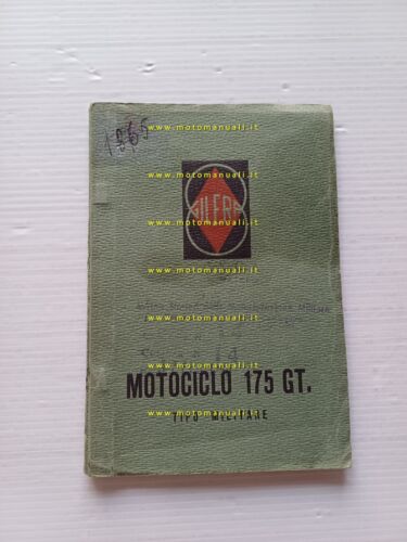 Gilera G 175 GT Militare 1958 manuale uso manutenzione originale …