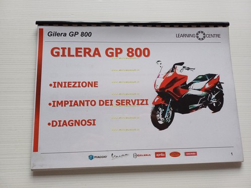 Gilera GP 800 Iniezione - Diagnosi Corso formazione ITALIANO manuale …