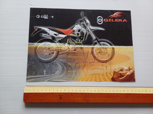 Gilera GSM 50 2002 depliant italiano originale
