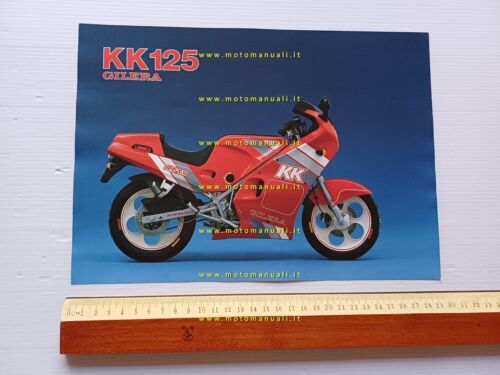 Gilera KK 125 1986 depliant originale ITALIANO