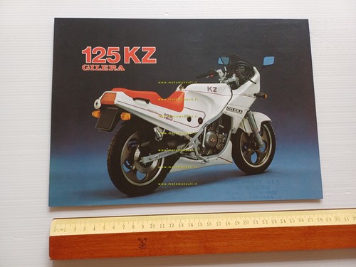 Gilera KZ 125 1986 depliant originale ITALIANO