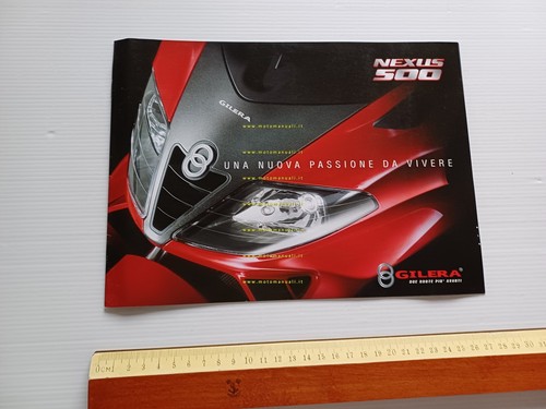 Gilera Nexus 500 depliant italiano originale