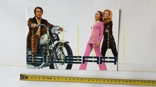 Gilera produzione modelli 1970 depliant FRANCESE originale moto FRANCAIS