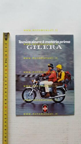 Gilera produzione moto ciclomotori modelli 1979 depliant italiano originale