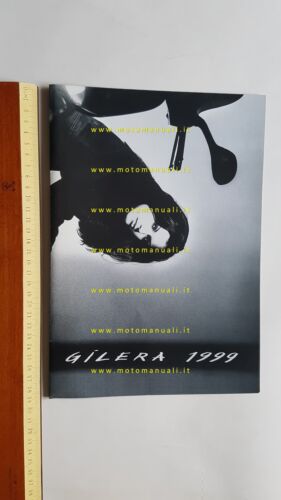 Gilera produzione tutti modelli 1999 depliant poster originale