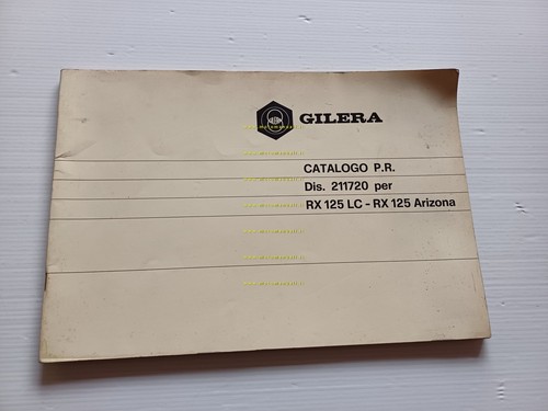 Gilera RX 125 LC - RX 125 Arizona 1984 catalogo …