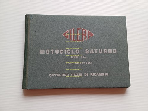 Gilera Saturno 500 Militare 1954 catalogo ricambi originale