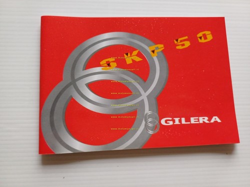 Gilera SKP (Stalker) 50 1999 manuale uso manutenzione originale testo …