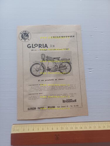 Gloria Focesi 48 3M anni 50 depliant italiano originale