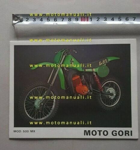 Gori produzione moto cross enduro 1981 depliant originale genuine brochure
