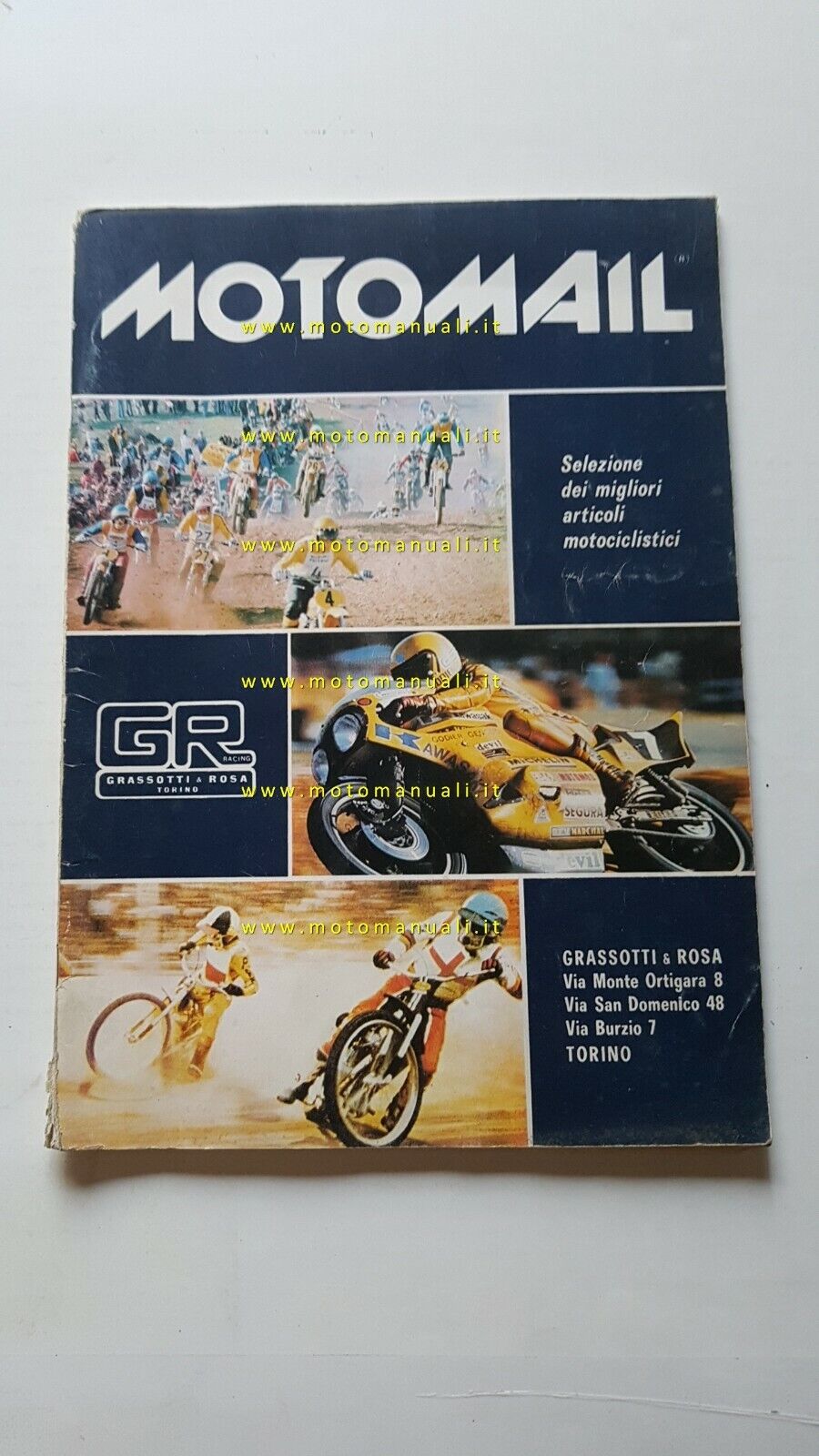 Grassotti e Rosa catalogo accessori anni 70 depliant brochure originale