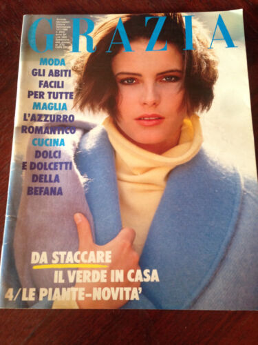 GRAZIA 12 Gennaio 1986 N.2342 Rivista Magazine Fanny Ardant Johnny …