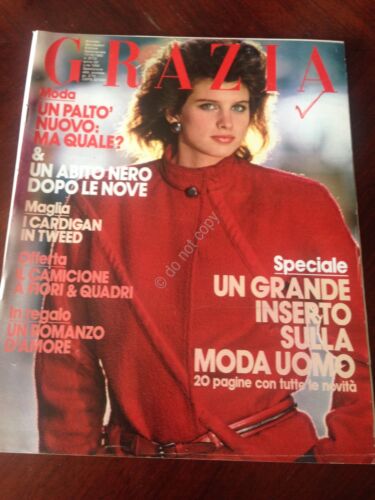 GRAZIA 17 Ottobre 1982 n.2173 Rivista Magazine Johnny Hallyday