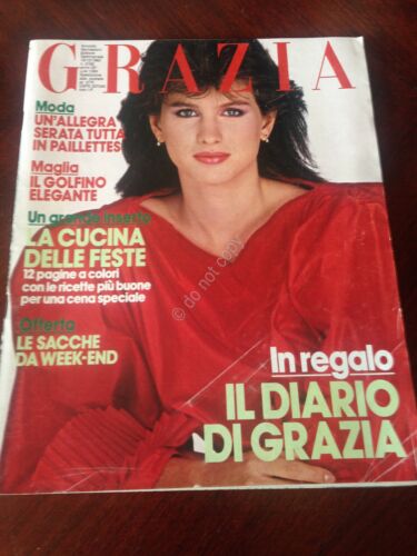 GRAZIA 19 Dicembre 1982 n.2182 Rivista Magazine Adriana Asti