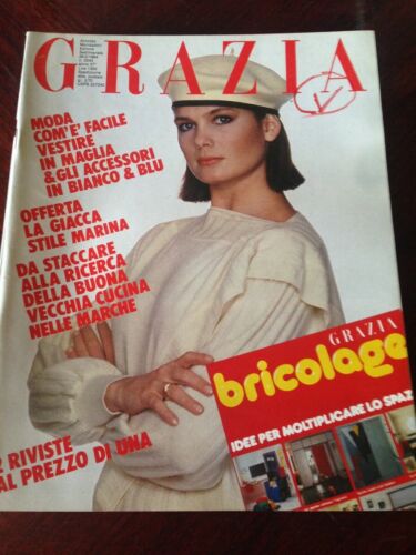 GRAZIA 26 Febbraio 1984 N.2244 Rivista Magazine Margaux Hemingway Elliot …