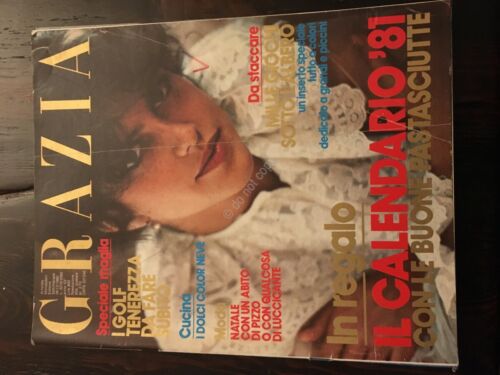 Grazia Rivista Magazine 28 Dicembre 1980 N. 2079/80 Clio