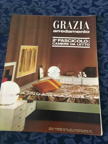 Grazia Rivista Magazine Supplemento Camere da letto 4 Ottobre 1970 …