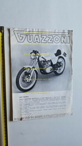Guazzoni 125 Super Sport Prototipo 1975 depliant moto originale brochure