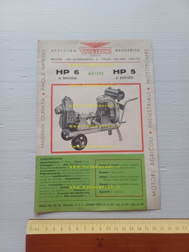 Guazzoni motori industriali 5 HP - 6 HP anni 60 …