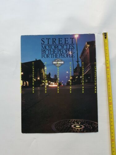 Harley-Davidson catalogo modelli Street 1982 depliant originale USA brochure