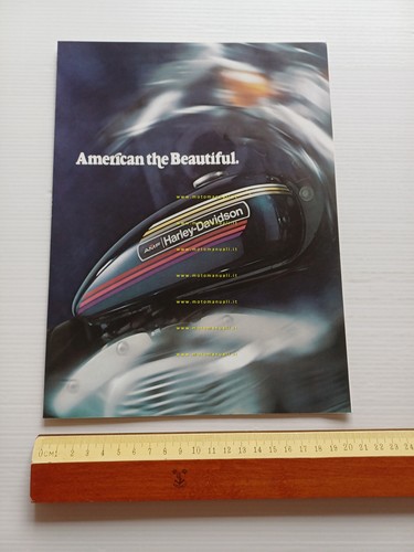 Harley-Davidson catalogo produzione moto 1974 depliant ITALIANO originale