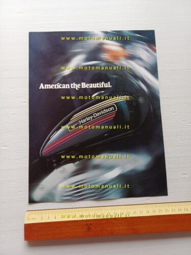 Harley-Davidson catalogo produzione moto 1974 depliant originale INGLESE