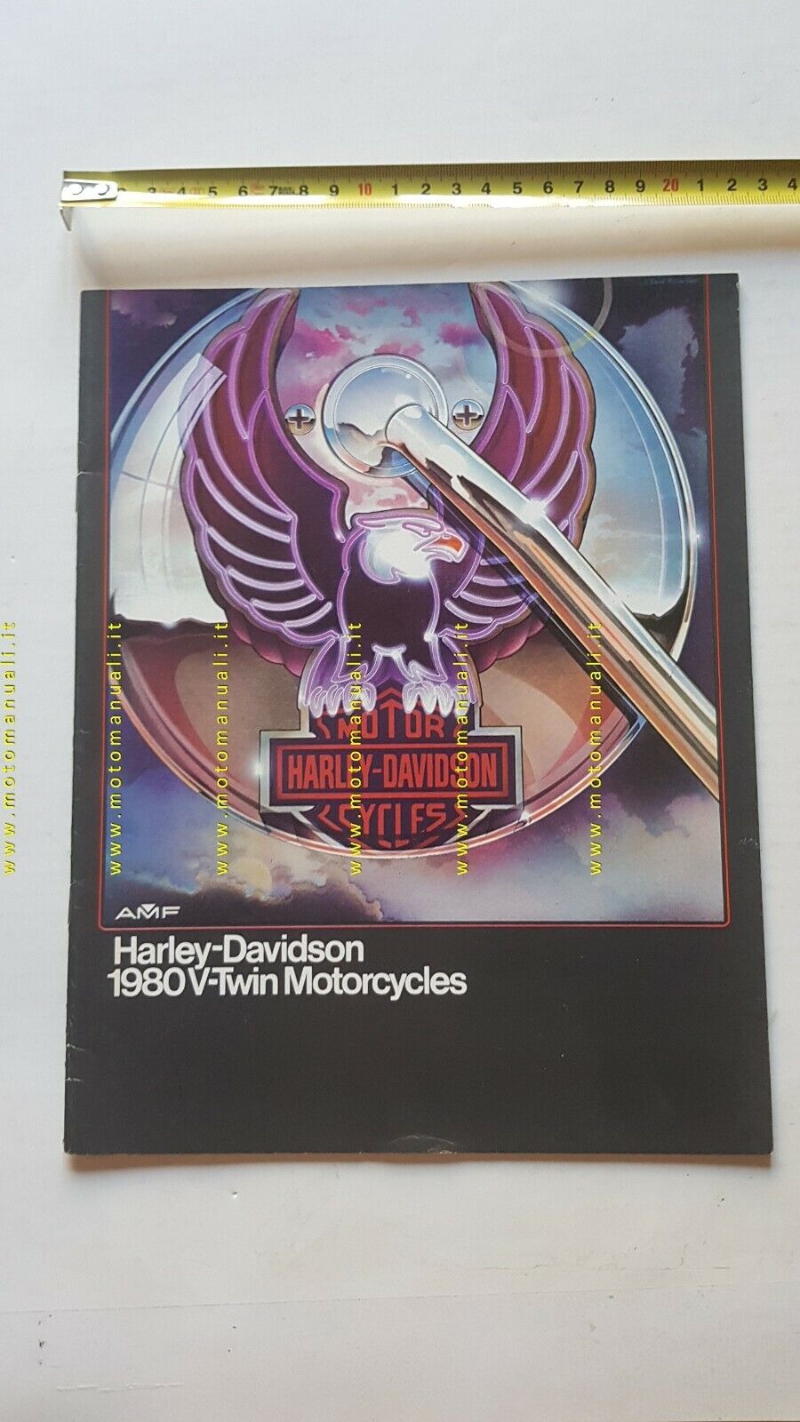 Harley-Davidson catalogo produzione moto 1980 depliant originale USA brochure