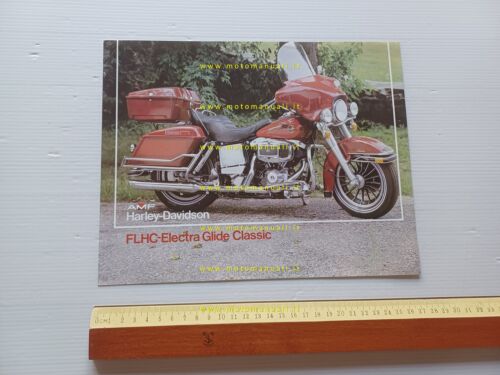 Harley-Davidson FLHC 1340 Electra Glide Classic 1981 depliant USA originale