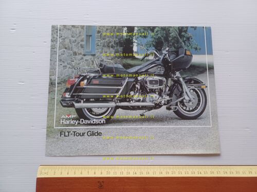 Harley-Davidson FLT Tour Glide 1340 1981 depliant USA originale