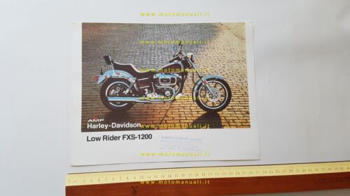 Harley-Davidson FXS 1200 depliant originale