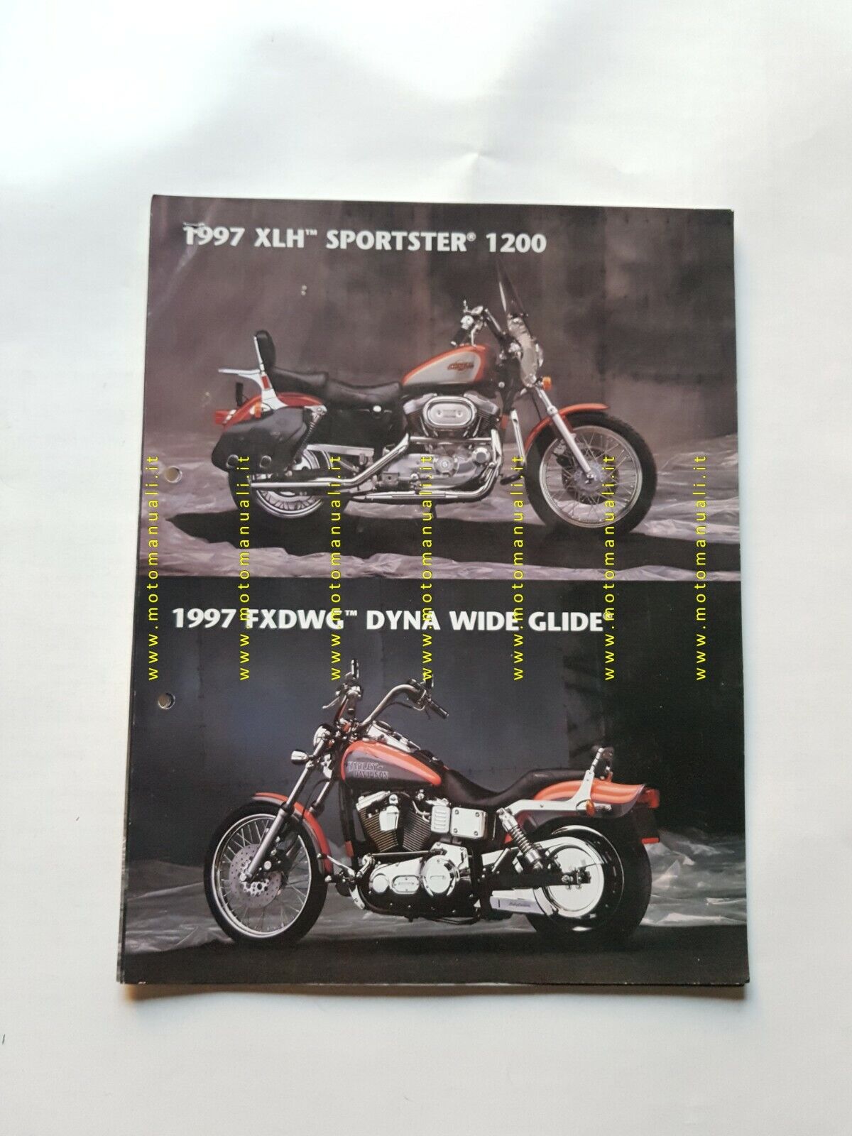 Harley-Davidson modelli 1997 9 depliant originali USA